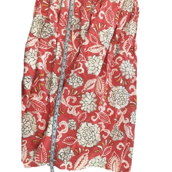 Zara Womens Midi Dress Strappy Size M Red Floral Sleeveless 2183/065 NWOT - Picture 6 of 10